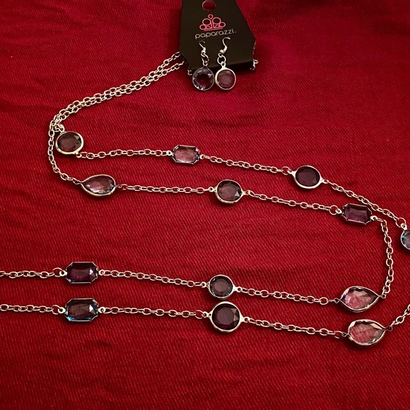 Paparazzi Jewelry - Blue + Green - Silver Chain - Long Necklace